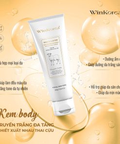 Kem Boddy Truyền Trắng Đa Tầng Chiết Xuất Nhau Thai Cừu